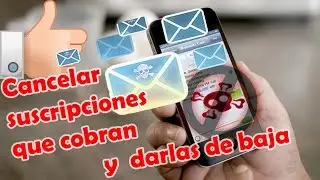 Quitar cancelar suscripciones SMS que consumen saldo de telefonos celulares