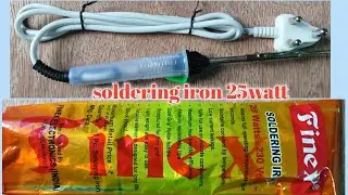 How to make a 25 Watt soldering iron unboxing