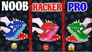 Snake Clash.iO! 😭NOOB VS 👹PRO VS 😱HACKER - Best Snake Battle of Skills 100% Win 🪱🐍snakegameplay
