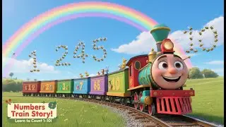 Numbers Train Story 🚆 | Learn Numbers 1&ndash;10 | Fun Counting Story for Kids
