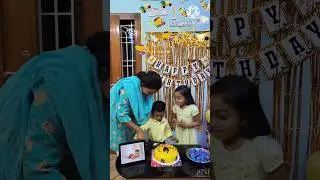3rd Birthday 🎂 celebration 🎉 || Birthday Theme 🚜 #shorts #birthdaycelebration #3rdbirthday