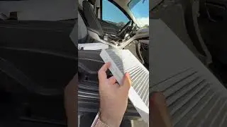 Замена салонного фильтра в Ford C - Max hybrid 2017 американец (Replacement of the cabin filter)