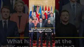 What happened at UK summit on Ukraine? | AJ #shorts