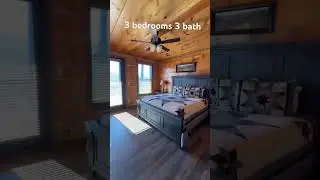Vacation Cabin Rental in Gatlinburg,TN. 180 Degree View of the Smokies! Game room/movie room/hot tub