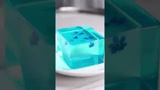 Ocean Jelly Cube 🌊🧊 #Blue #Jelly