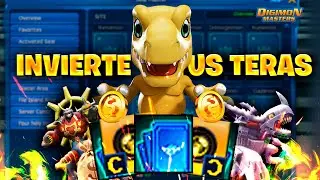🤑 INVIERTE tus TERAS para MEJORAR TU CUENTA de DIGIMON MASTER #1🥵 #ladmo