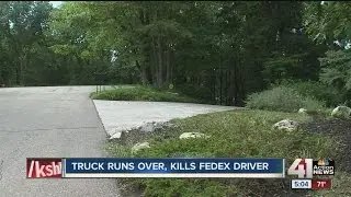FedEx driver crushed, killed by own vehicle