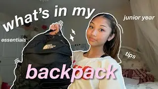 what's in my backpack for JUNIOR YEAR📝🎒 ll essentials + what you might need this year👀