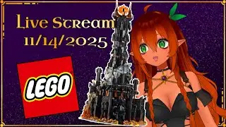 LEGO Barad Dur Tower Build | Live Stream 11.14.2025