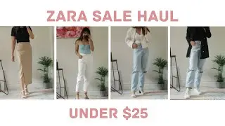 ZARA CANADA SALE HAUL/TRY-ON UNDER $25  Summer 2022 | JMNOVELA