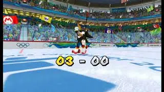 Mario & Sonic at the Olympic Winter Games - Ice Hockey #145 (Team Shadow)