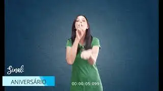 #3 Sinal: FELIZ ANIVERS&Aacute;RIO (((Libras)))