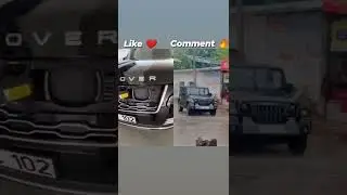 range rover vs Thar #shorts #funnyvideo #trending