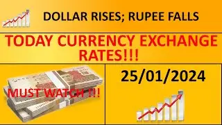 Dollar Rates | Today's Open Market Currency Rates in Pakistan| PKR Exchange Rate| 25th January 2024