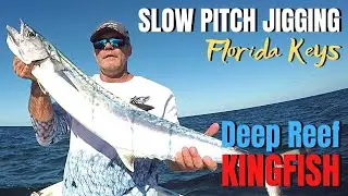 SLOW PITCH JIGGING Florida Keys Deep Reef KINGFISH | Slow Pitch jig selection & technique basics