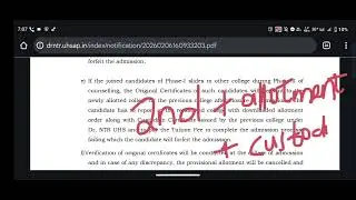 AP PARAMEDICAL 2025 || Phase 2 Seat allotment released | Self reporting complete process |NTRUHS 