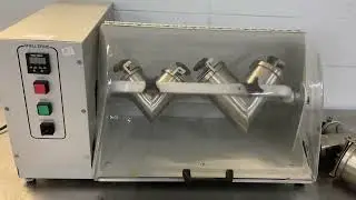Demonstration of Table Top Twin Shell Blender | Vee Blender