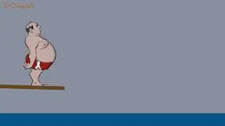 David Chappell / FAT GUY on a DIVING BOARD / Webster University / ANIMATION 1010 / Spring 2022