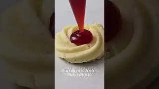 Einfaches Spritzgeb&auml;ck ohne Fleischwolf mit 3erlei Marmelade