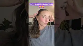MUST TRY SLICK-BACK PONYTAIL!🤩#hairstyle #slickback #hair #shorts #viral #trending #ponytail