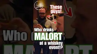 First Time Malort Shots...At A Whiskey Event?? #shots #malort #newfriends