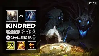 Kindred vs Pantheon Jungle - KR Grandmaster - Patch 25.11 Season 15