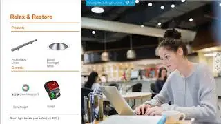 Smart lights for shopping centres
