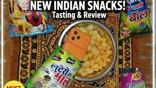 NEW Indian Snacks Tasting & Review! | Lutero Ka Maal, Light Wali Ball & More!