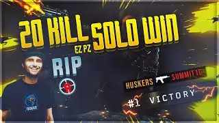 CoD Blackout | 20 Kill Solos Win & 1v1 vs. Summit1G