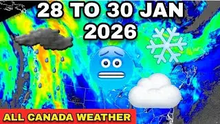 🔴 All Canada weather forecast for today, Severe weather Alert 