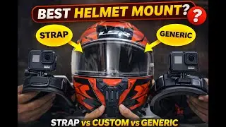 Best Helmet Mount for Moto Vlogging | Strap vs Custom vs Generic Explained