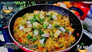 Maggi Pulao bnao bohut khaliya matar Pulao......