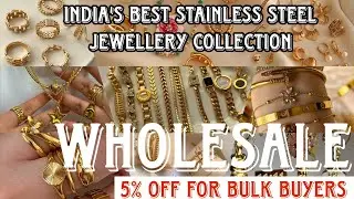 Anti Tarnish Jewellery _ Wholesale _ Premium 18kgold plated _ Stainless Steel 