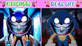 Monster Shin Sonic in the Bedroom - Sonic The Hedgehog 3 Animation | Sonic Original vs Plush Toys