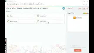 Session 09: Session #05 BS-CIT - Session Completion Test