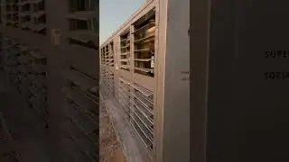 Massive Bitcoin mining container factory in China
