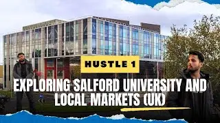 Exploring University of Salford's Library & Printing Facilities | First Vlog Journey