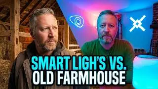 Total Basement Transformation: Smart Lights vs. Old Farmhouse