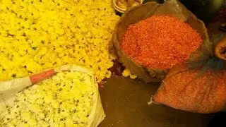 indian flower market