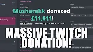 MASSIVE TWITCH DONATION! Reaction to the &pound;11,000 Twitch refund