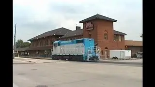 Peoria & Pekin Union Railway 801 SC15-A Revenue (Local) Freight 6/25/02