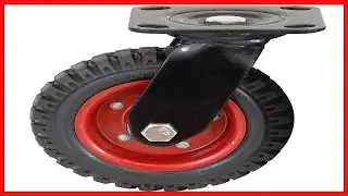 Great product -  POWERTEC 17050 Swivel Heavy Duty Industrial Caster, 6.25&rdquo; Wheel Rubber Knobby Tread