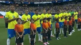 Brazil National Anthem vs Uruguay (Copa America 2024)