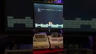 Cleared Super Mario World Live in a Bar