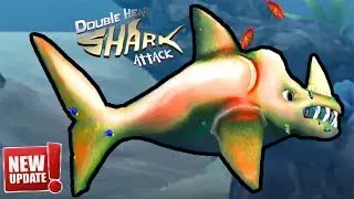 Double Head Shark Attack - NEW UPDATE - NEW SHARK RHIN & All Sharks Unlocked