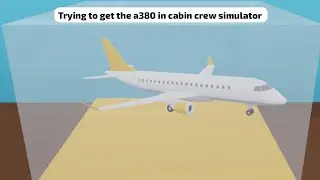trying to get the a380 in cabin crew...