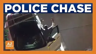 RAW VIDEO: Mesa Police track, arrest assault suspect