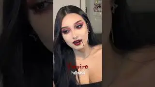 Vampire Makeup For Halloween🧛🏼&zwj;♀️🩸#halloween#vampire#halloweencostume#vampirediaries#tutorial#makeup