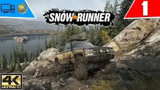 SnowRunner Part 1 (MY FRESH START) Full Gameplay (4k-60FPS) [HINDI]