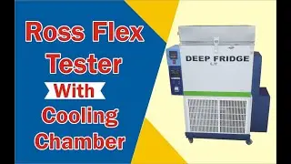 Ross flex tester with cooling chamber